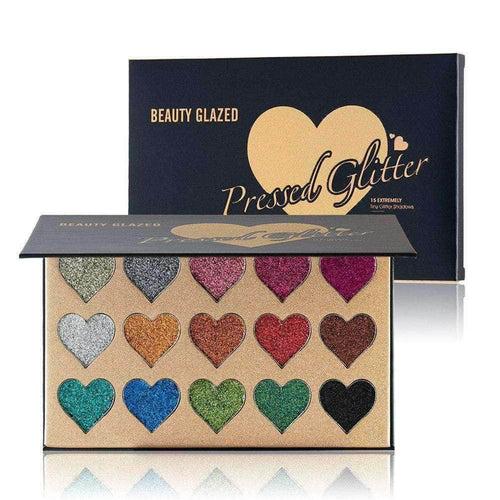 15 Colors Pressed Glitter Eyeshadow Palette