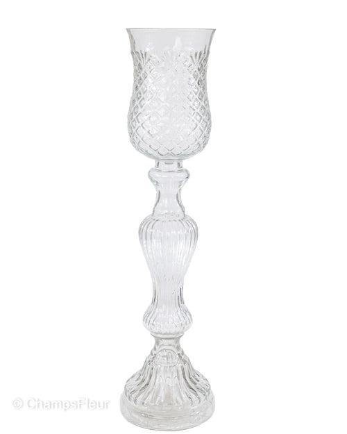 Long Glass Candle Stand