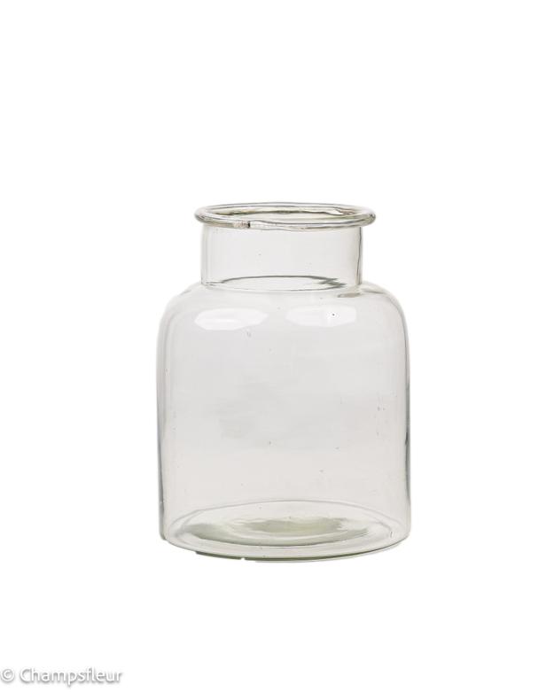 Transparent Flower Jar-3