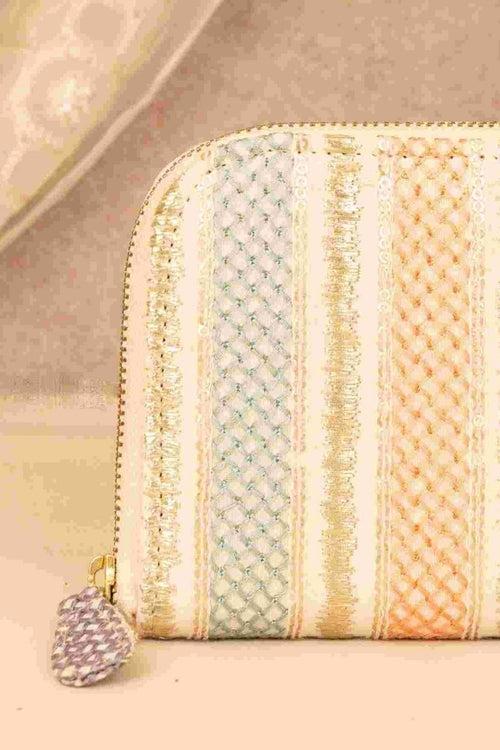 Tinsel Embroidered Wallet