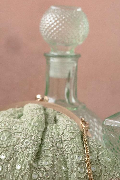 Monroe Vintage Purse - Pastel green