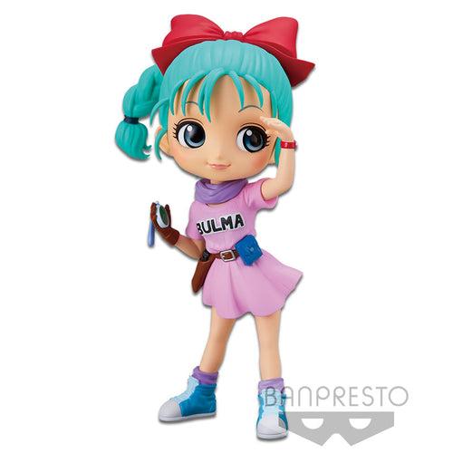 Dragon Ball Q Posket - Bulma Ver. A  and Super Saiyan Kid Goku Figure by Banpresto