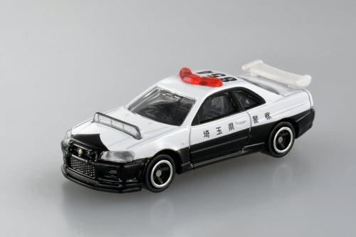 Tomica No.1 Nissan Skyline GT-R BNR34 Police Car Diecast Scale Model Collectible Car