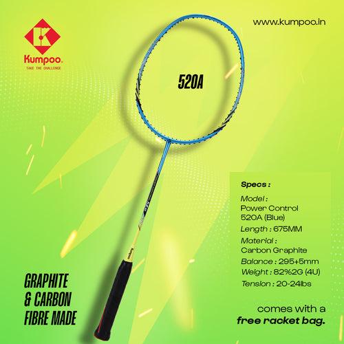 Kumpoo Power Control 520A Carbon Graphite Badminton Racket - Strung