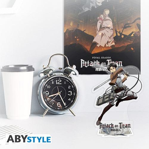 Abystyle Attack On Titan - Acrylic Stand - Season 3 Eren + Levi
