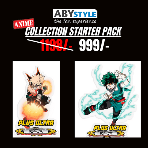 Abystyle My Hero Academia - Acrylic Stand - Izuku + Bakugo