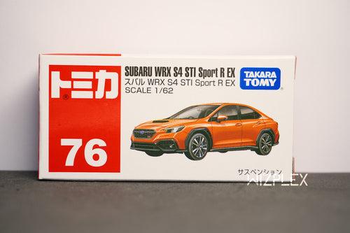 Tomica No.76-9 Subaru WRX S4 STI Sport R EX (Box)'22 Diecast Scale Model Collectible Car