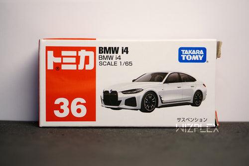 Tomica No.36-11 Bmw I4 Diecast Scale Model Collectible Car