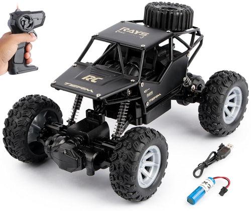 Remote Control Rock Leader Rock Crawler Monster Truck 1:18 Scale Model - All Metal