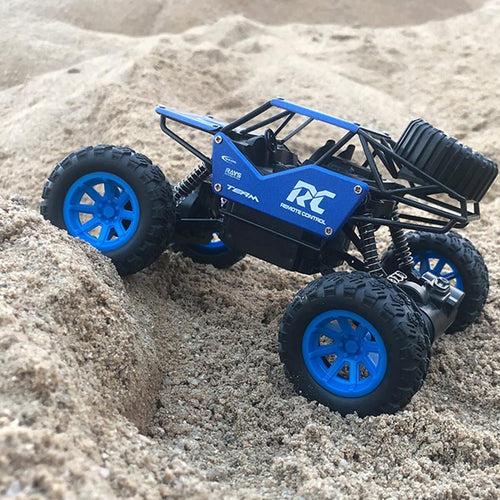 Remote Control Rock Leader Rock Crawler Monster Truck 1:18 Scale Model - All Metal