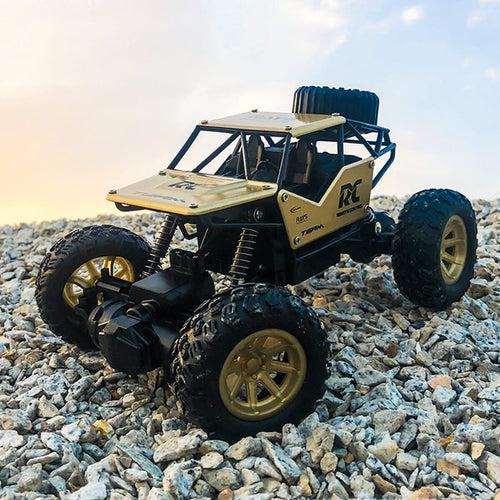 Remote Control Rock Leader Rock Crawler Monster Truck 1:18 Scale Model - All Metal