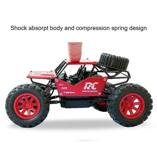 Remote Control Rock Leader Rock Crawler Monster Truck 1:18 Scale Model - All Metal