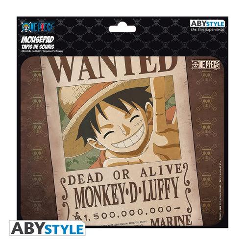ONE PIECE Flexible Mousepad Wanted Luffy by AbyStyle