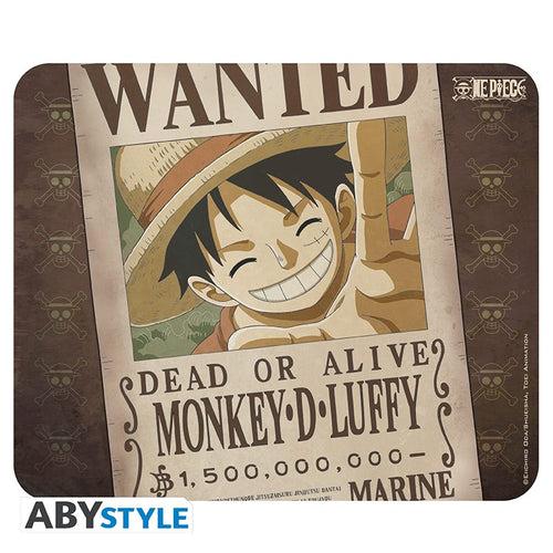 ONE PIECE Flexible Mousepad Wanted Luffy by AbyStyle