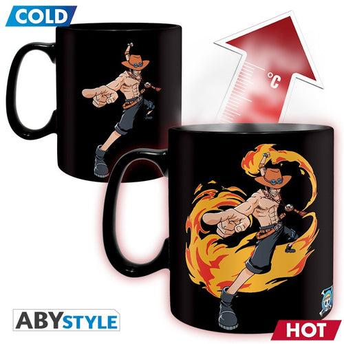 ONE PIECE Heat Change Mug Luffy & Ace King size by AbyStyle