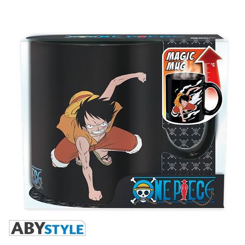 ONE PIECE Heat Change Mug Luffy & Ace King size by AbyStyle