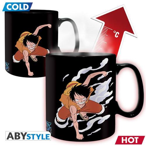 ONE PIECE Heat Change Mug Luffy & Ace King size by AbyStyle