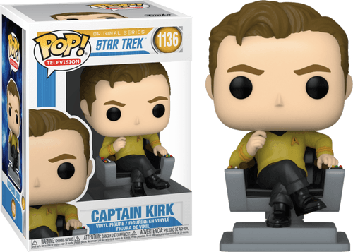 Funko Star Trek: The Original Series - Captain Kirk in Chair Pop - Figure #1136