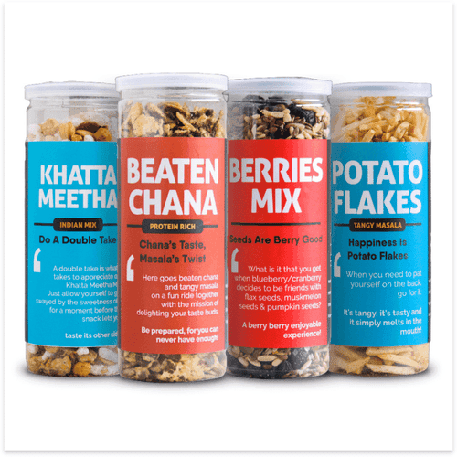 Bestsellers Combo (Pack of 4 snacks)