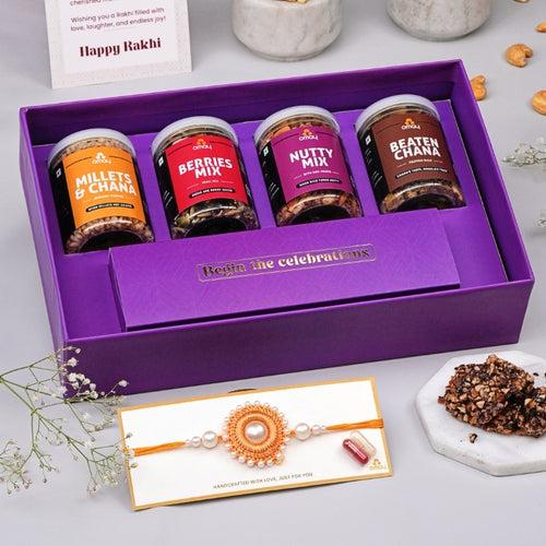 Healthy Indulgence Rakhi Gift Box