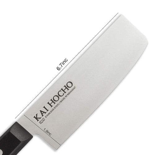 Kai Hocho Premium Nakiri Kitchen Knife for Chopping, Dicing and Mincing