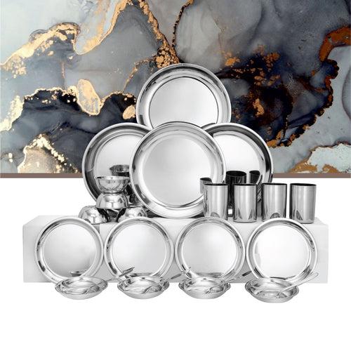 Stainless Steel 24 PCS Dinner set (4 People) Delight