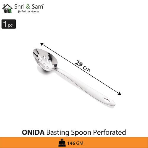 Stainless Steel Basting Spoon Slotted Onida