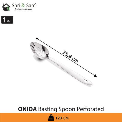 Stainless Steel Basting Spoon Slotted Onida