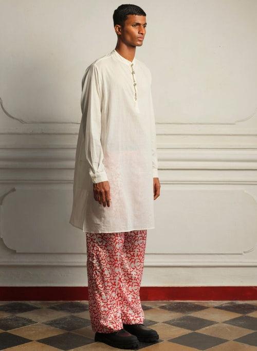 Long Sleeve Voile Kurta