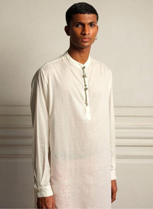 Long Sleeve Voile Kurta