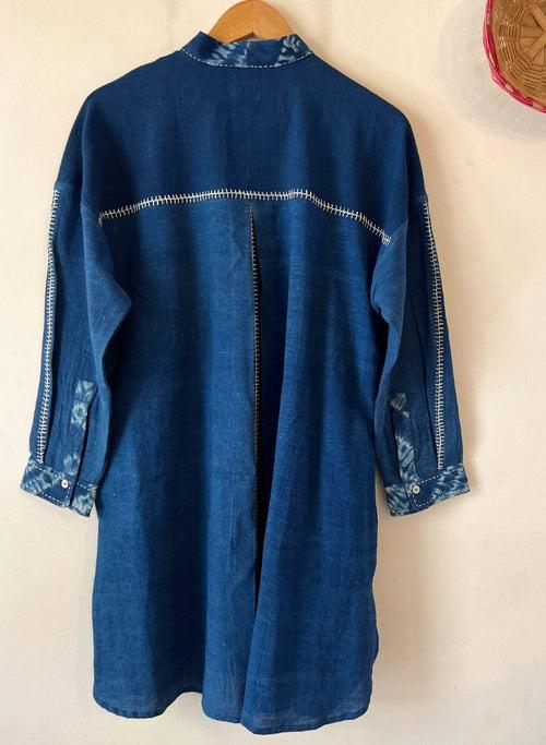 Shibori Shirt Dress