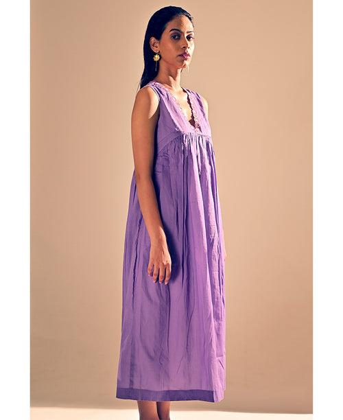 Amethyst Gathered Dress