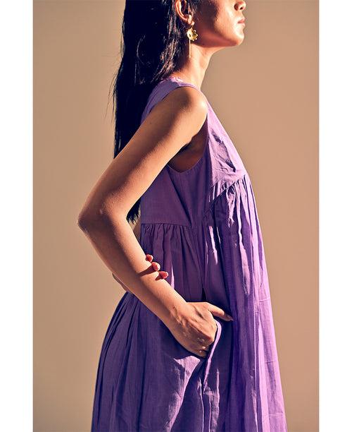 Amethyst Gathered Dress