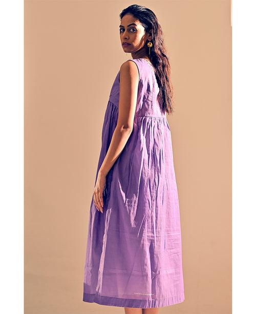 Amethyst Gathered Dress