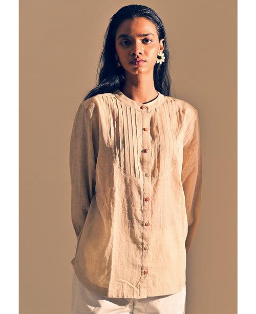 Moonstone Pintuck Shirt