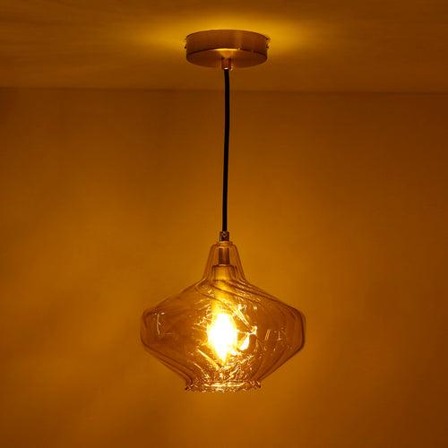 First Look Amber Pendant Light