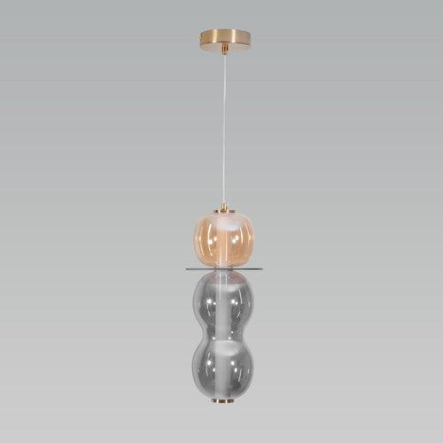 Raintree Amber Smoke LED Pendant Light