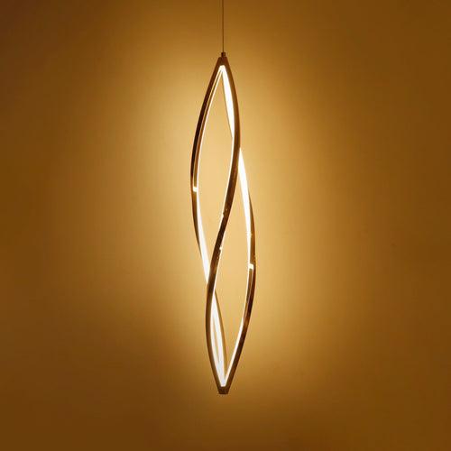 Truly Madly Large Rose Gold LED Pendant Light