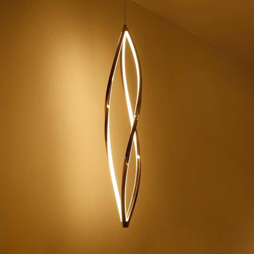 Truly Madly Large Rose Gold LED Pendant Light