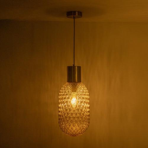 Hop Amber Pendant Light