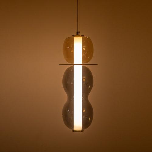 Raintree Amber Smoke LED Pendant Light