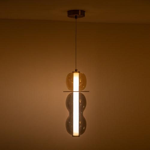 Raintree Amber Smoke LED Pendant Light