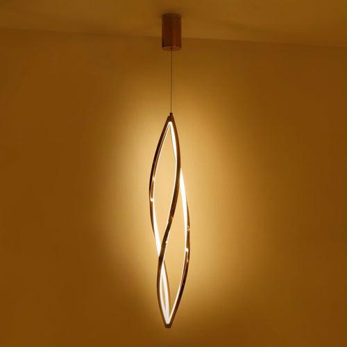 Truly Madly Large Rose Gold LED Pendant Light