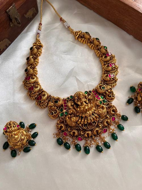 Premium Jadau Lakshmi Necklace NC988