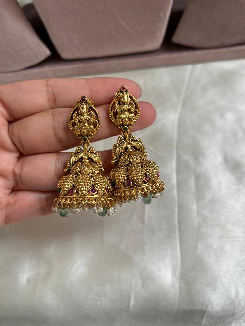 Lakshmi Peacock Jhumkas E278