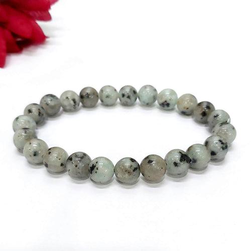 Certified Kiwi 8mm Natural Stone Bracelet