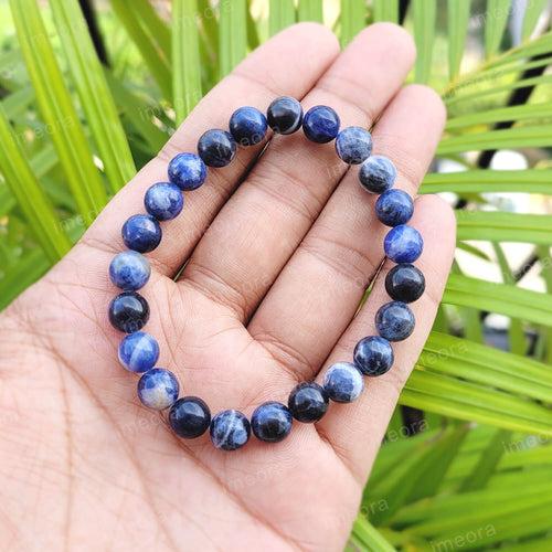 Certified Premium Sodalite 8mm Natural Stone Bracelet