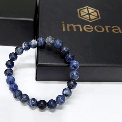 Certified Premium Sodalite 8mm Natural Stone Bracelet