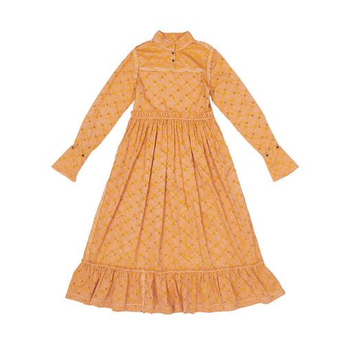 Gergan Mustard Dress