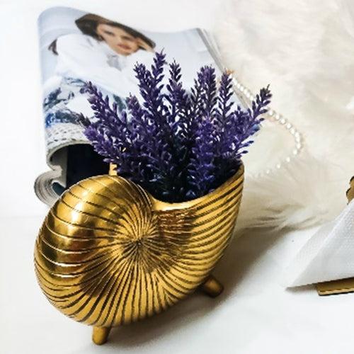 Mini Snail Shell Planter / Pen Stand / Vase in Gold